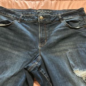 Maurices Midrise Regular Ripped Jeans